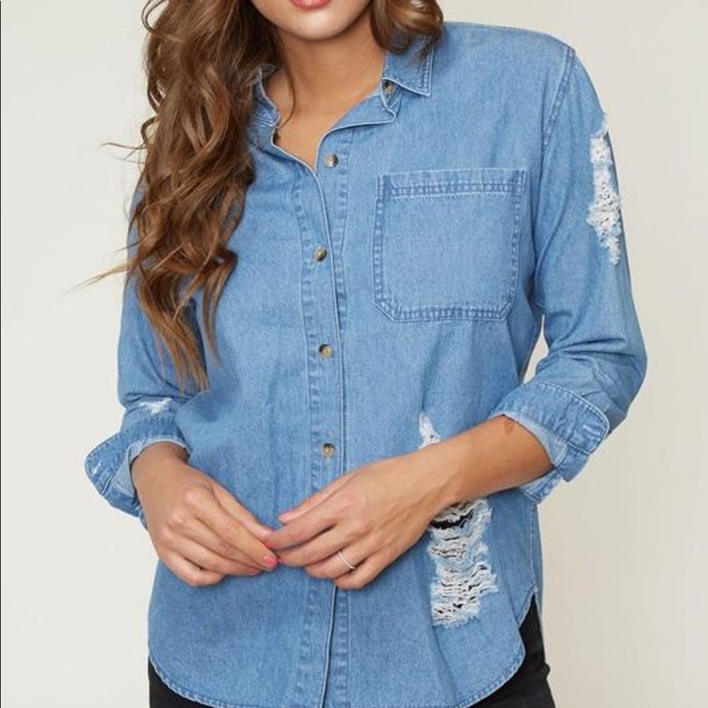 Denim Top